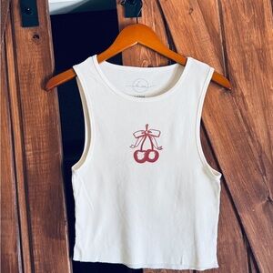 Cherry 🍒 Cropped Tank Top